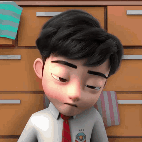 Sleepy Ejen Ali GIF