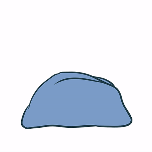 Sleepy Good Morning Blanket Covered GIF