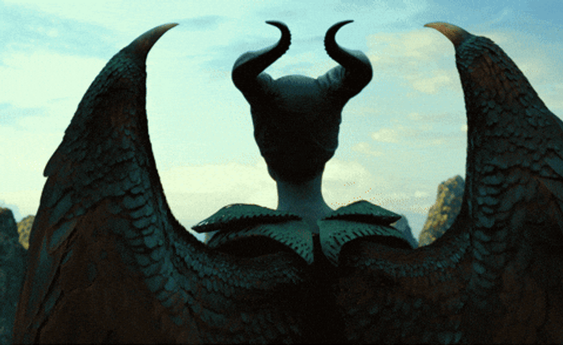 Sleepy Good Morning Maleficent GIF