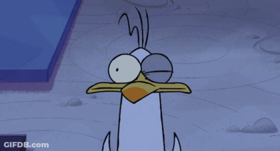 Sleepy Goose Aye Aye GIF