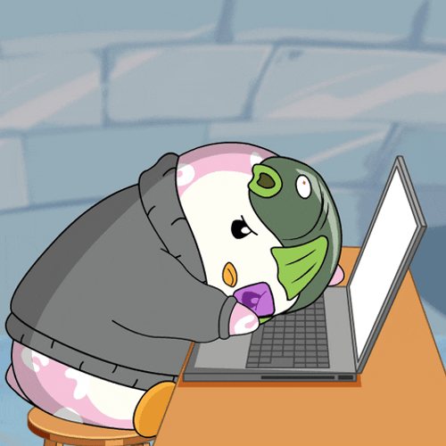 Sleepy Monday Loading GIF