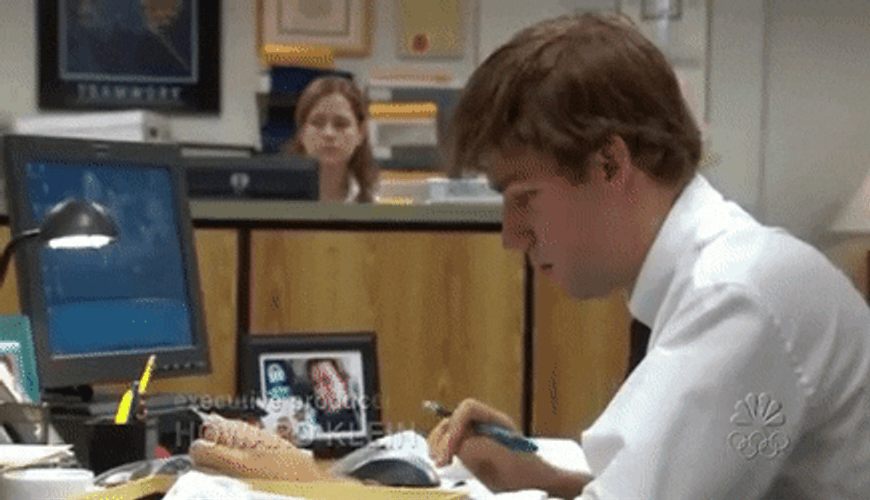 Sleepy Monday The Office Jim GIF