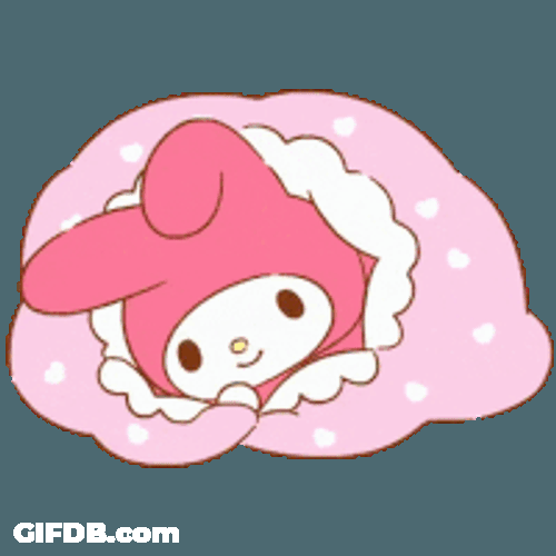 Sleepy My Melody Sticker GIF