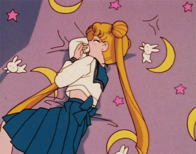 Sleepy Sailor Moon GIF