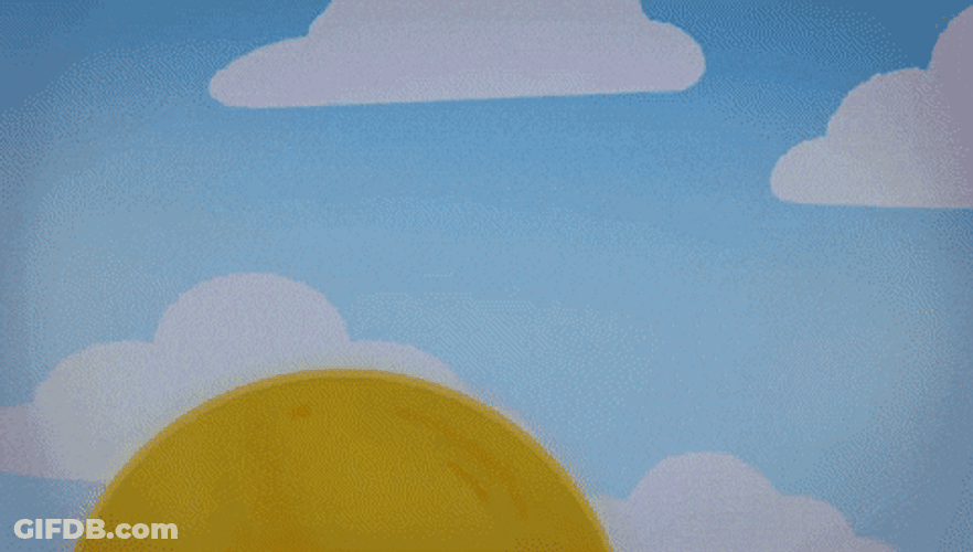 Sleepy Sun Special Good Morning GIF