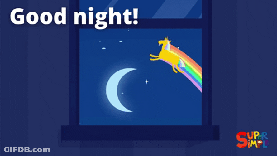 Sleepy Time Cartoon Star Moon GIF