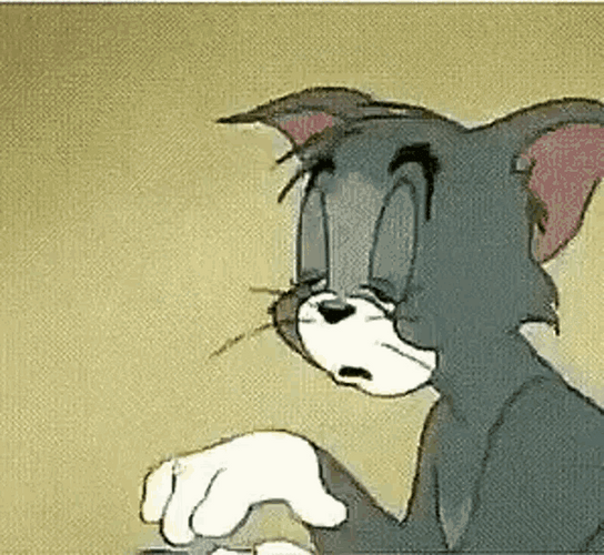 Sleepy Tom Cat GIF