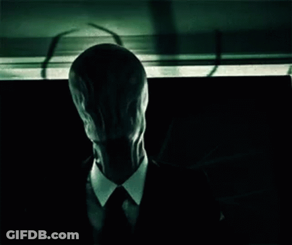 Slenderman And His Tentacles GIF