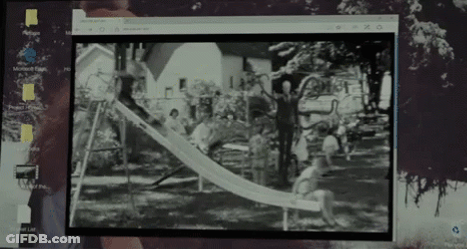 Slenderman In The Photo GIF