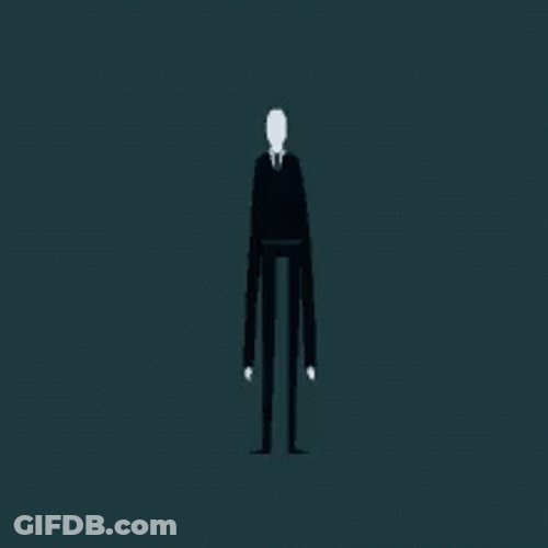 Slenderman Long Step GIF