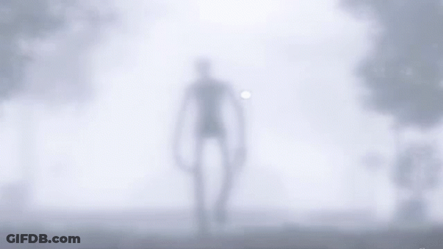 Slenderman Walking Boastfully GIF