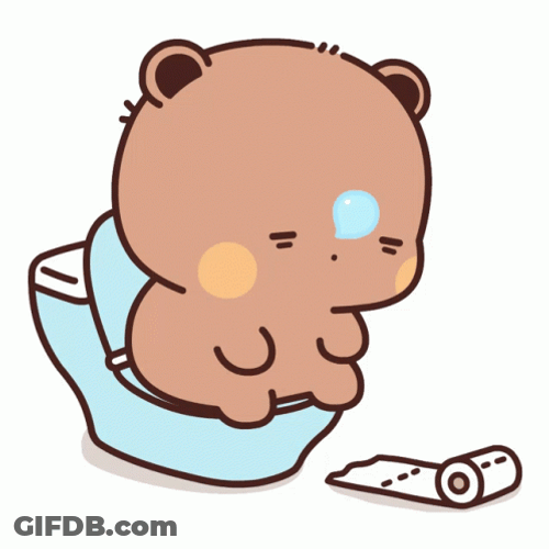 Slept In The Bathroom GIF