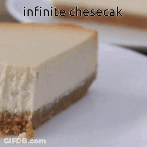 Slice Of Cheesecake Infinite Cheesecak GIF