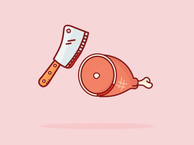 Sliced Pork Ham GIF