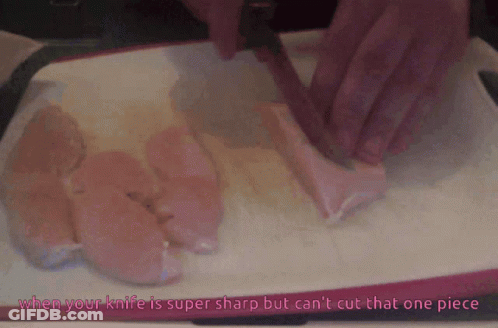 Slicing Cooking GIF