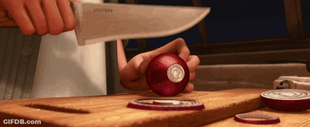 Slicing Onions Ratatouille GIF