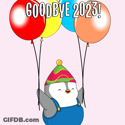 Slide Saying Hello New Year GIF
