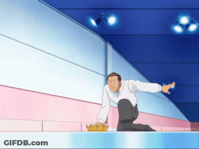Sliding Crown As Curling Stone GIF