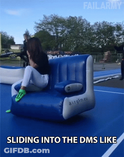 Sliding Into The DMS Like Fails GIF