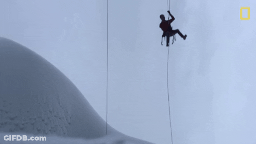 Sliding On Avalanche GIF