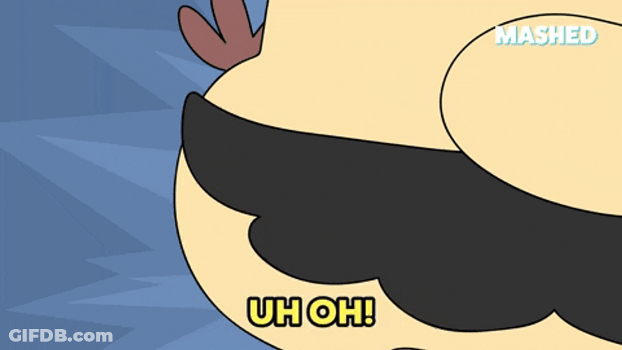 Slight Shaving Fail Animation GIF