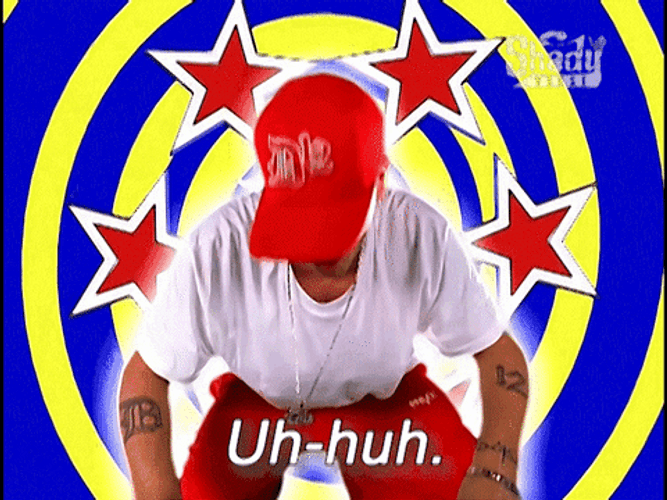 Slim Shady Eminem Head Banging GIF