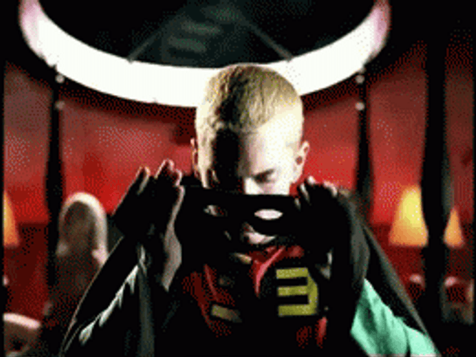 Slim Shady Eminem Wearing Mask Music Video GIF