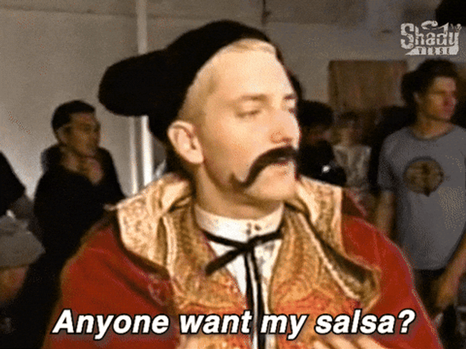 Slim Shady Marshall Bruce Mathers III Moustache GIF