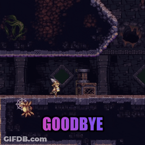 Slime Buster Naru Running On Cave K Bye GIF