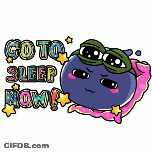 Slimes Squishiverse Go To Sleep Now GIF