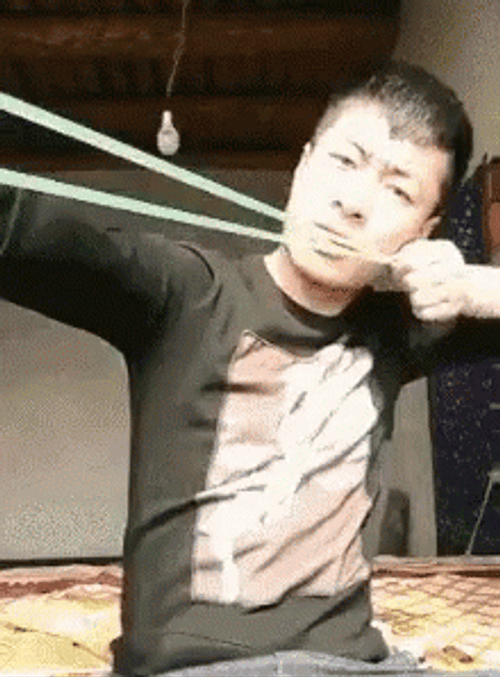 Sling Shot Epic I Hurt Myself Today GIF