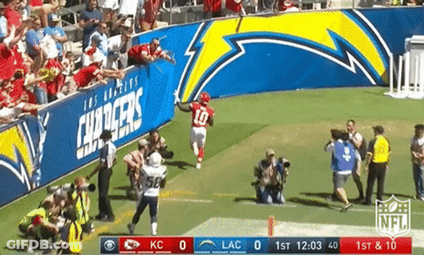 Slip Fail Kansas City Chiefs GIF