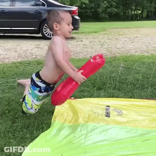 Slip Motion Slide Kid GIF