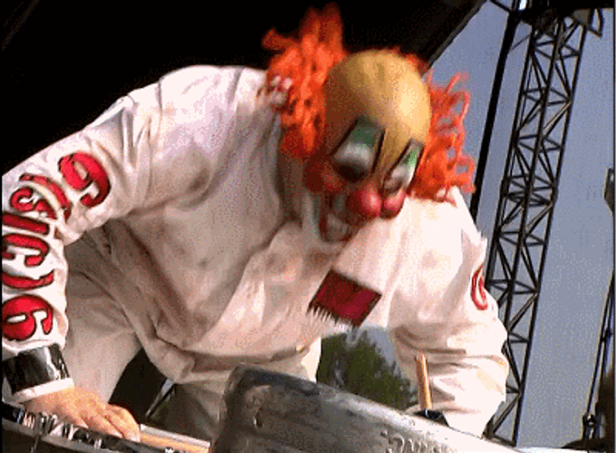 Slipknot Clown Head Bang GIF