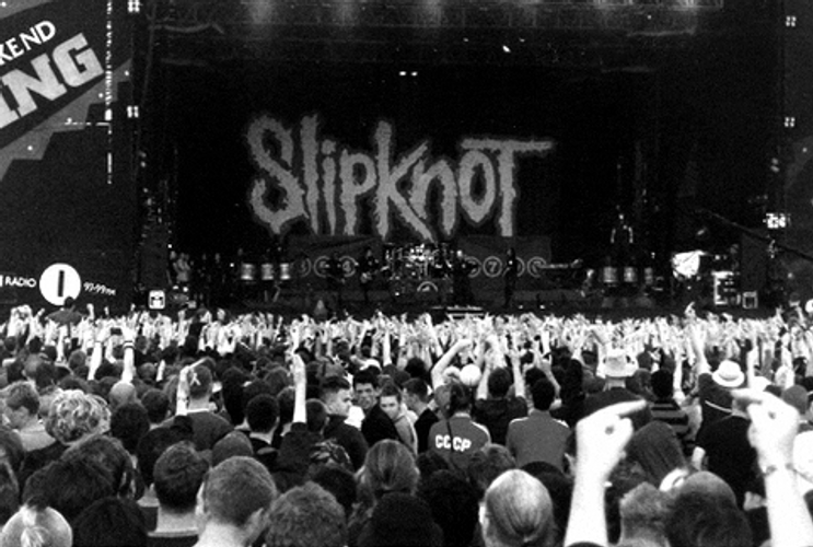 Slipknot Concert Glitching GIF