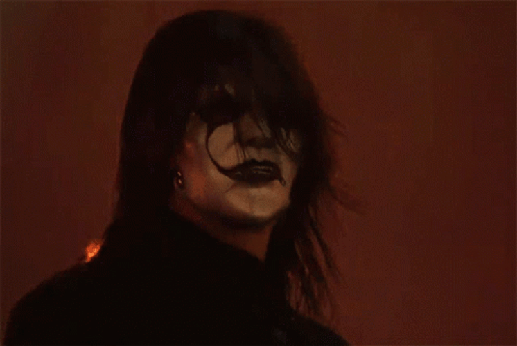 Slipknot Halloween Makeup GIF