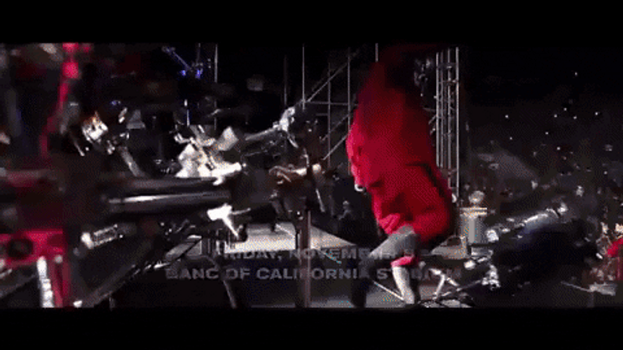 Slipknot Hyping Crowd At Concert GIF