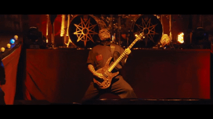 Slipknot Playing Electric Guitar GIF