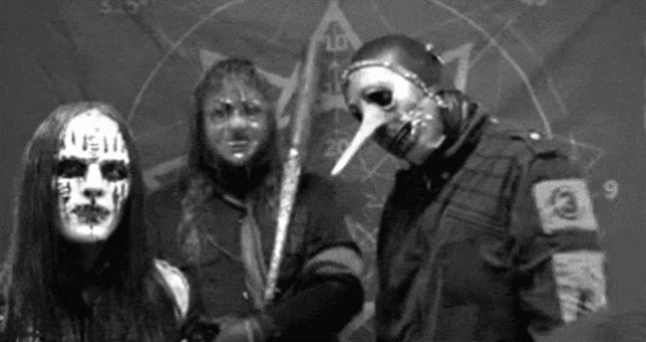 Slipknot Silly Horror Photo Bomb GIF