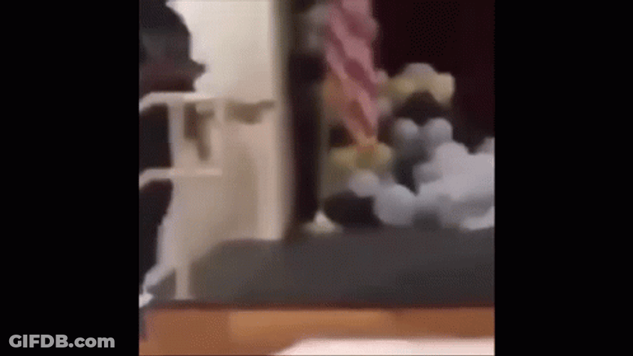 Slipping Before Backflip GIF