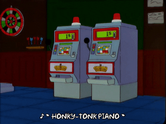 Slot Machine Honky Tonk Piano Paul Anka GIF