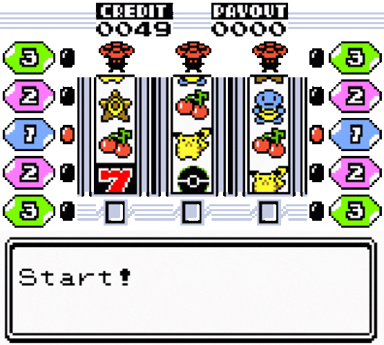 Slot Machine Pokemon Pixel Art GIF