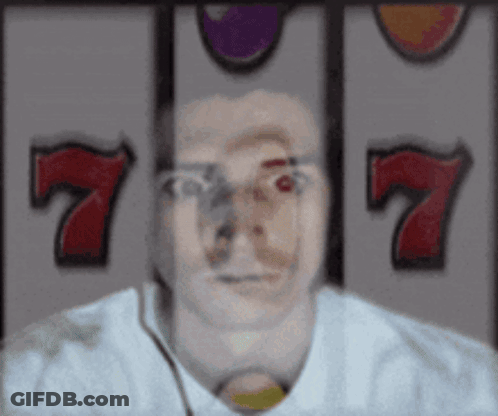 Slot Machine Saying Jackpot GIF