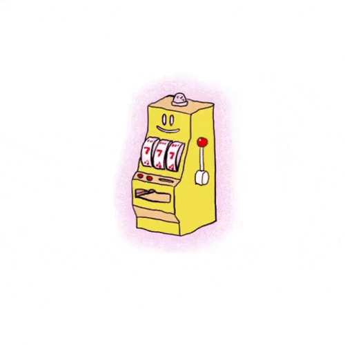 Slot Machine Siren Tongue Out GIF