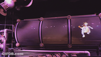 Slot Machine With Purple Circle And Yellow Lemon GIF