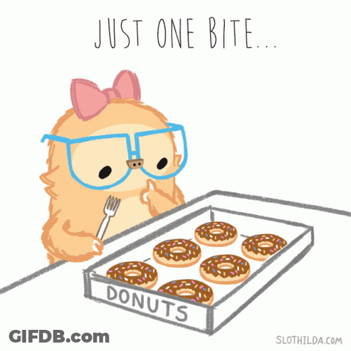 Sloth Eating Donuts From Donuts Box GIF