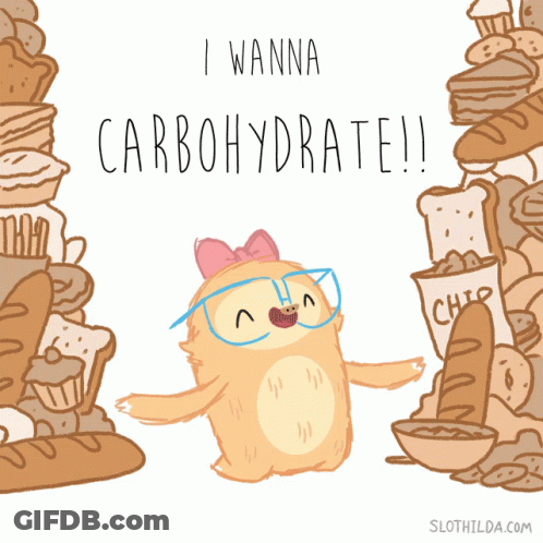 Sloth Saying I Wanna Carbohydrate GIF