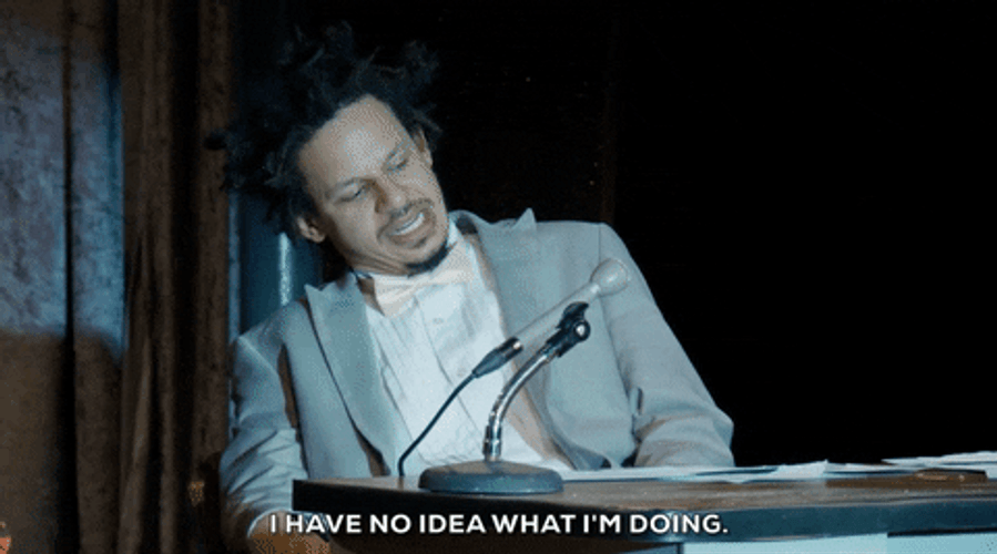 Slouching Clueless Man GIF