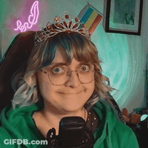 Slow Blink Fanny Remus Awkward Smile GIF