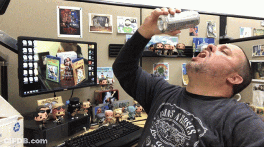 Slow Chugging Beer GIF
